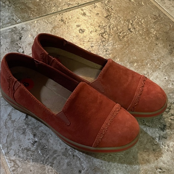 Origins Shoes - Origins Terracotta Suede Loafers